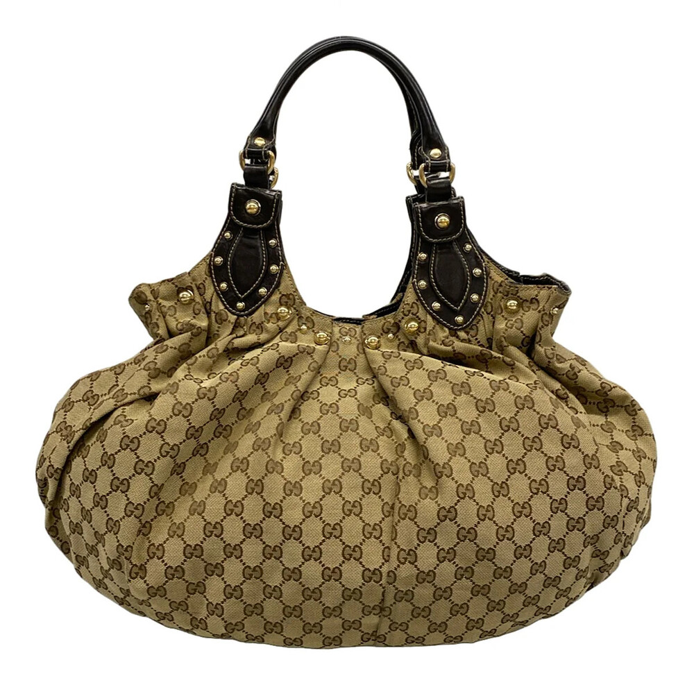 Gucci Gg Beige Dark Brown Jacquard #373513G10B